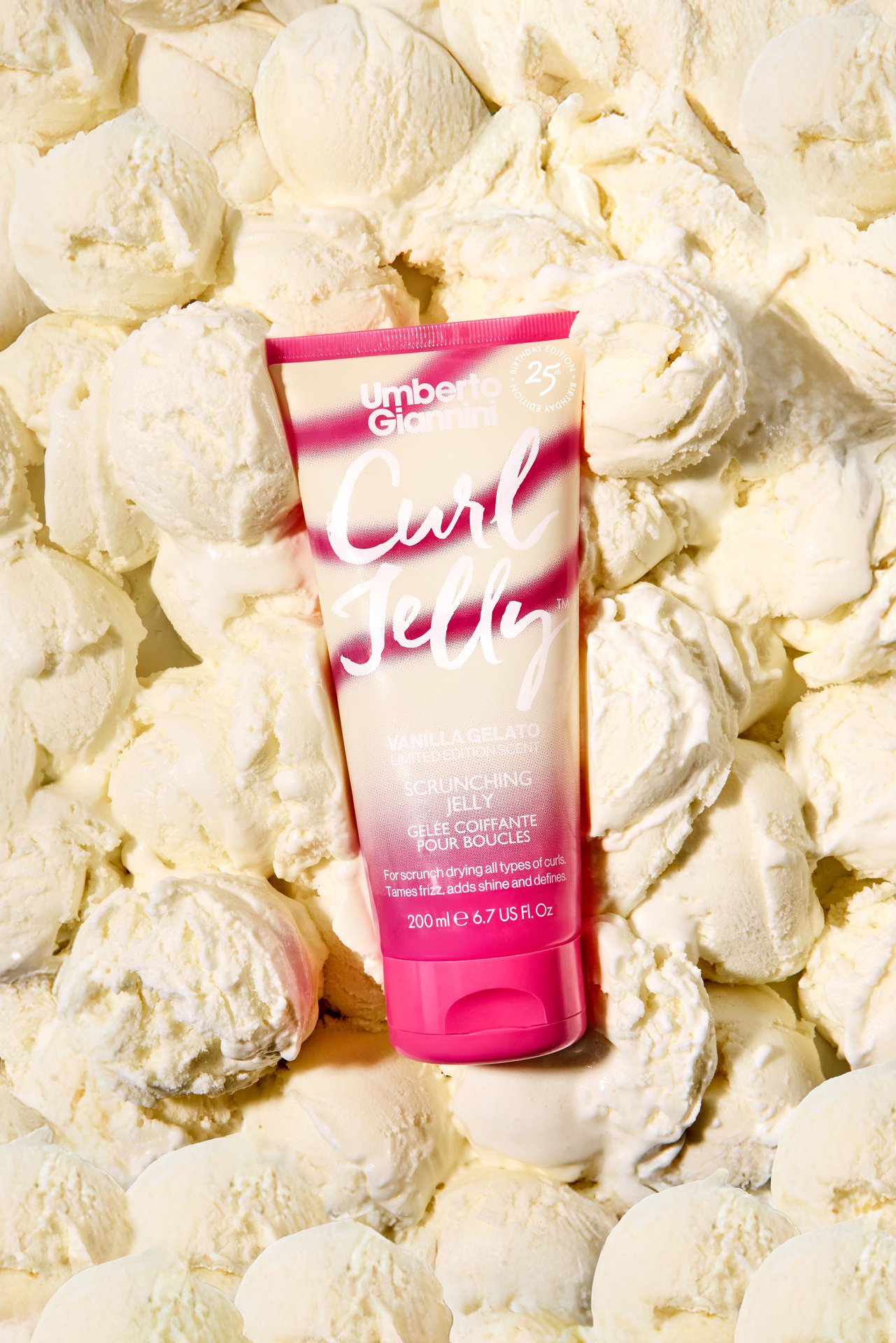 Umberto Giannini Curl Jelly Scrunching Jelly Vanilla Gelato 200 ml