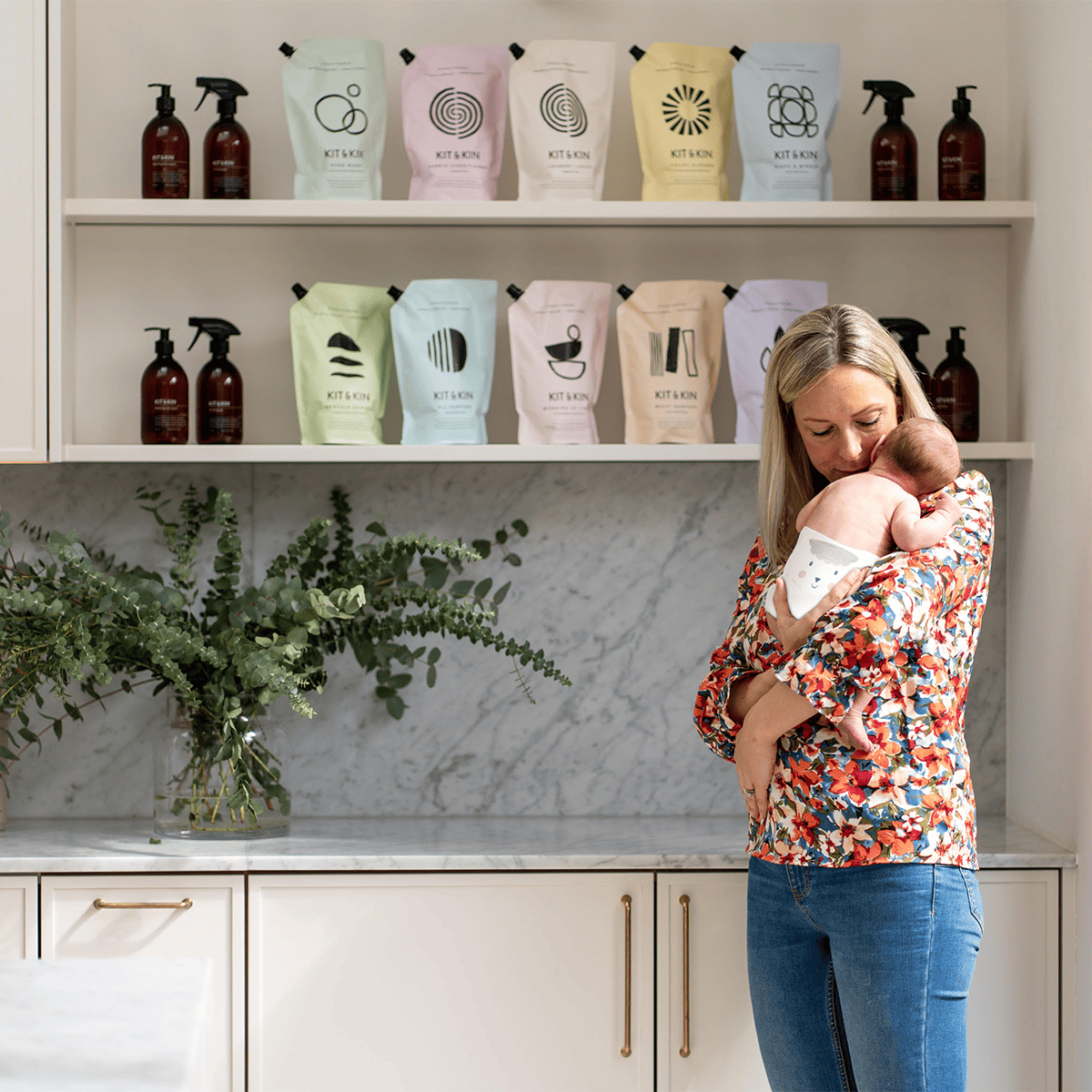 Kit & Kin Ekologiska Blöjor Stl 1: 2-5 kg 38 st