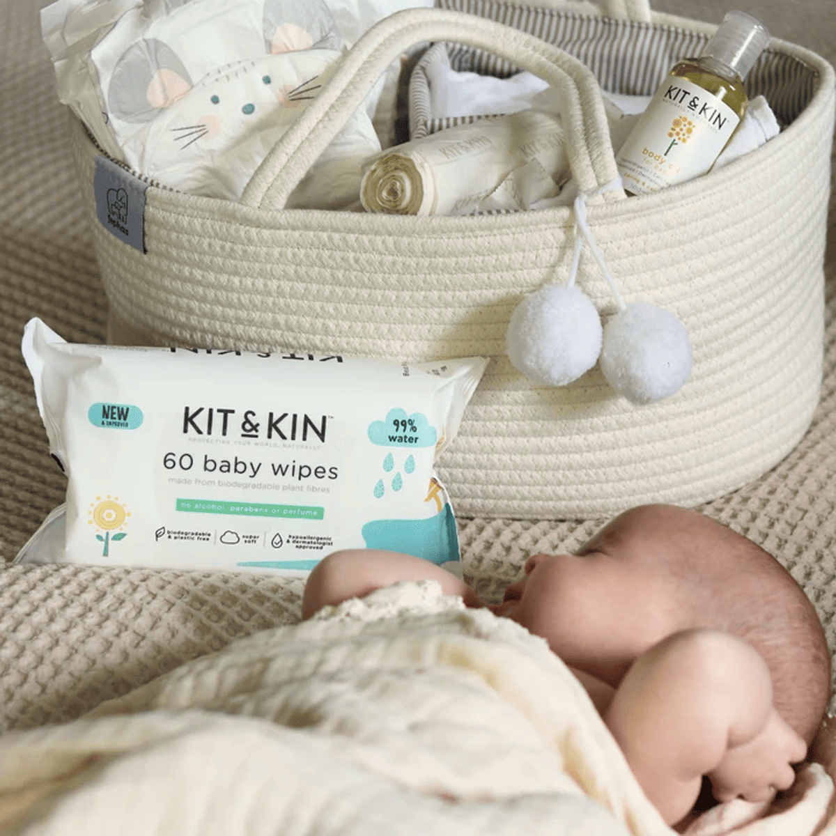 Kit & Kin Våtservetter 60 st