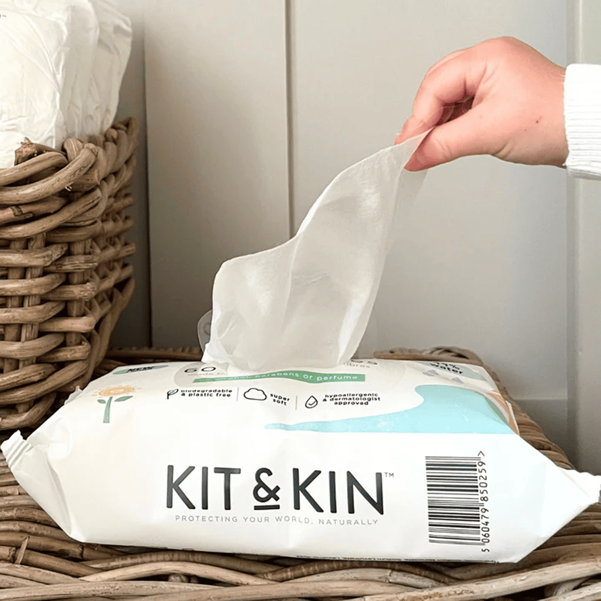 Kit & Kin Våtservetter 60 st