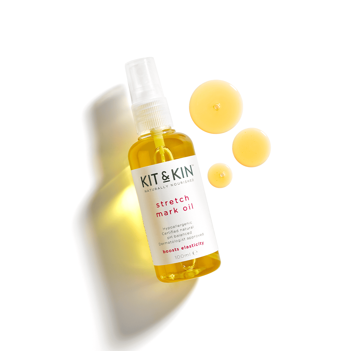 Kit & Kin Stretch Mark Oil till Gravidmagen 100 ml