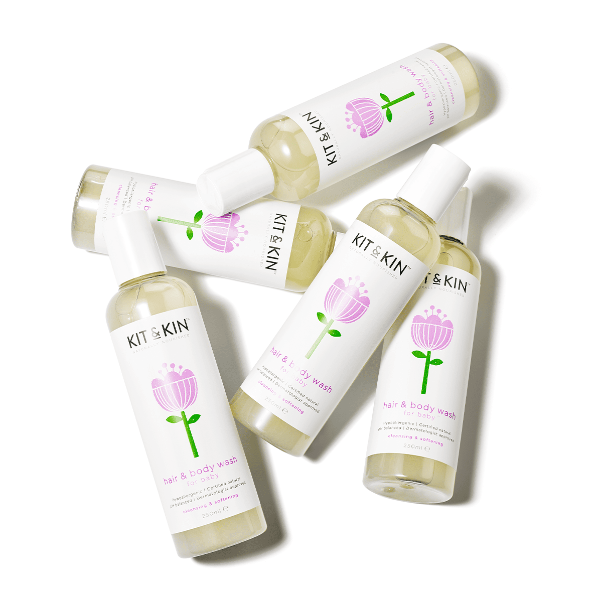 Kit & Kin Shampoo & Body Wash 250 ml