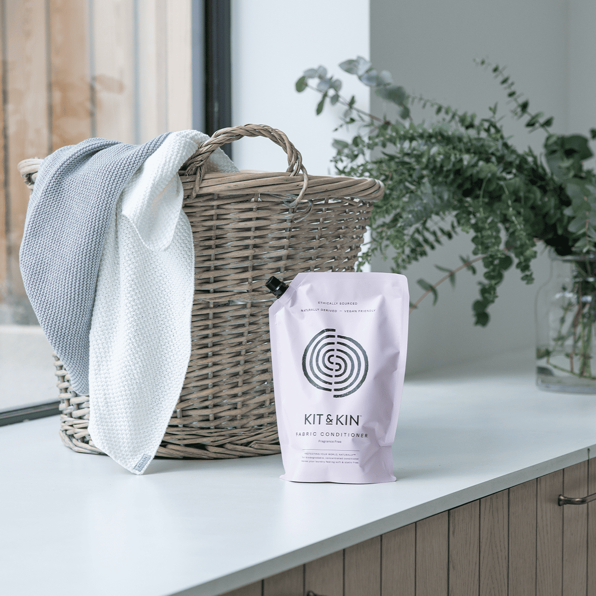 Kit & Kin Mjukmedel Parfymfri 1 liter