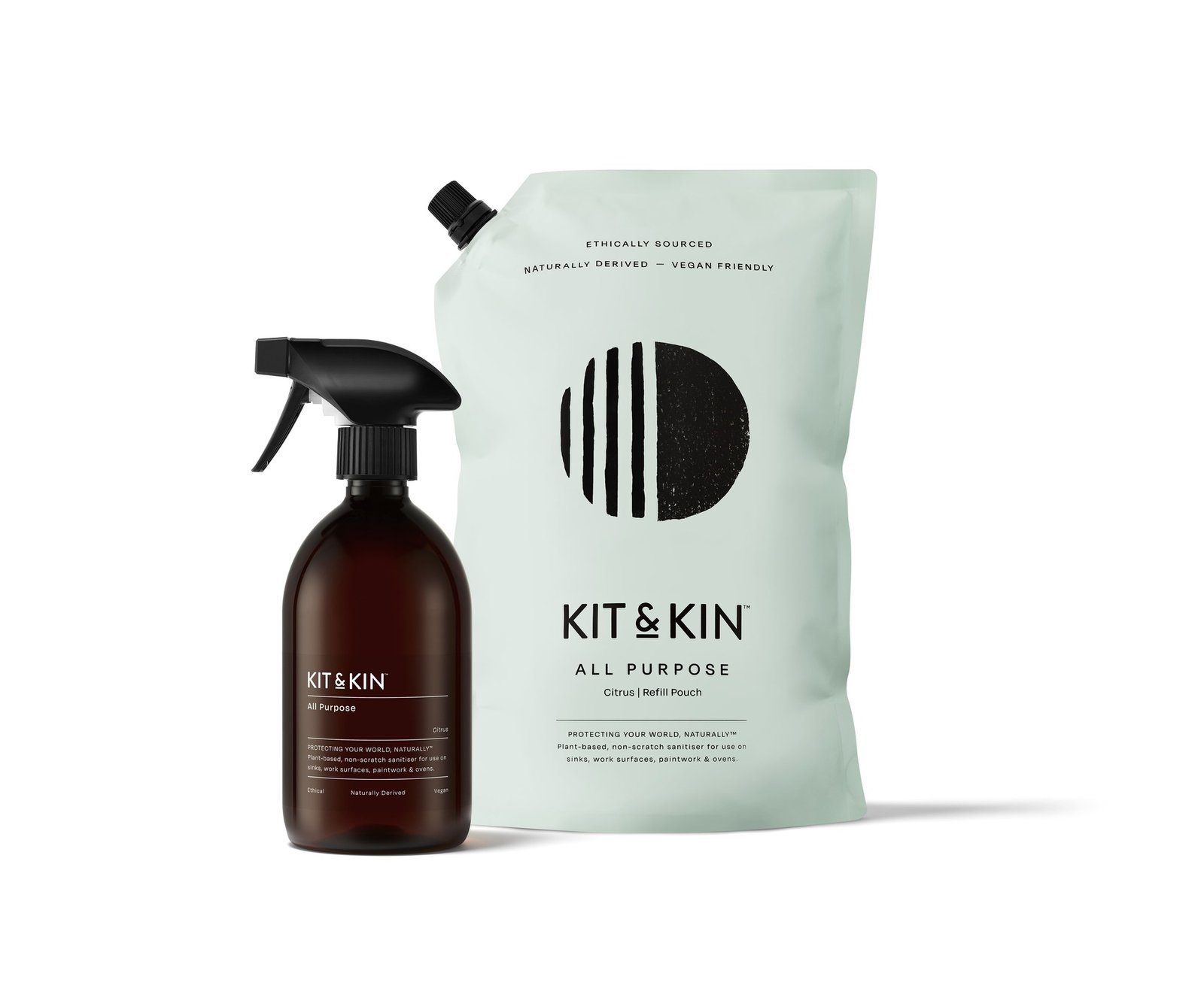 Kit & Kin Allrengöring Citrus Refill 1 liter