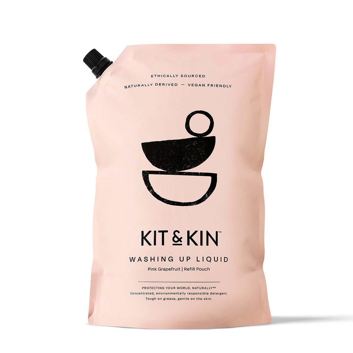 Kit & Kin Diskmedel Grapefrukt Refill 1 liter