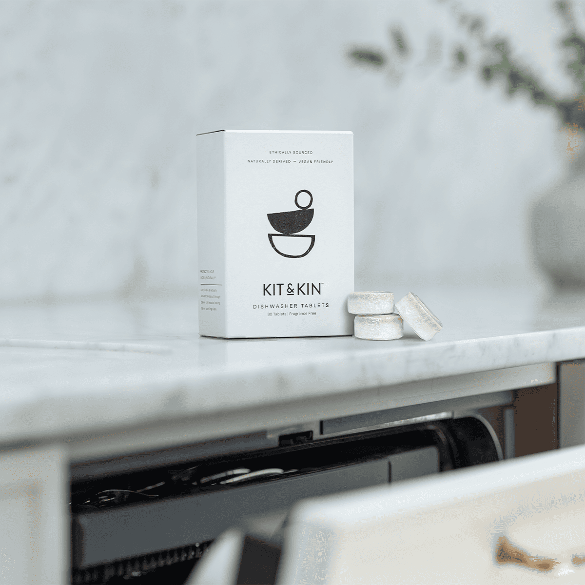 Kit & Kin Diskmaskintabletter Parfymfria 30 st