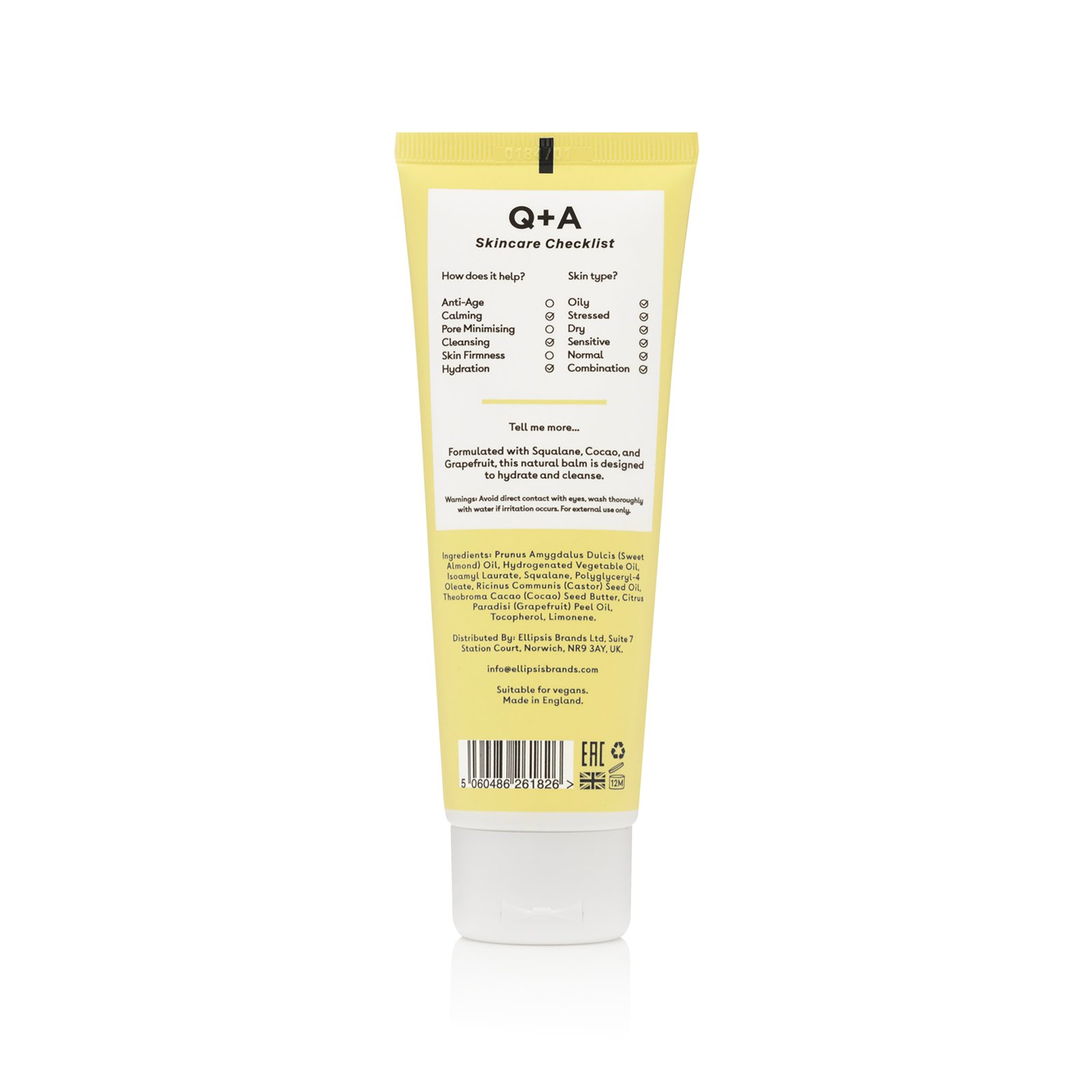 Q+A Grapefruit Cleansing Balm 125 ml
