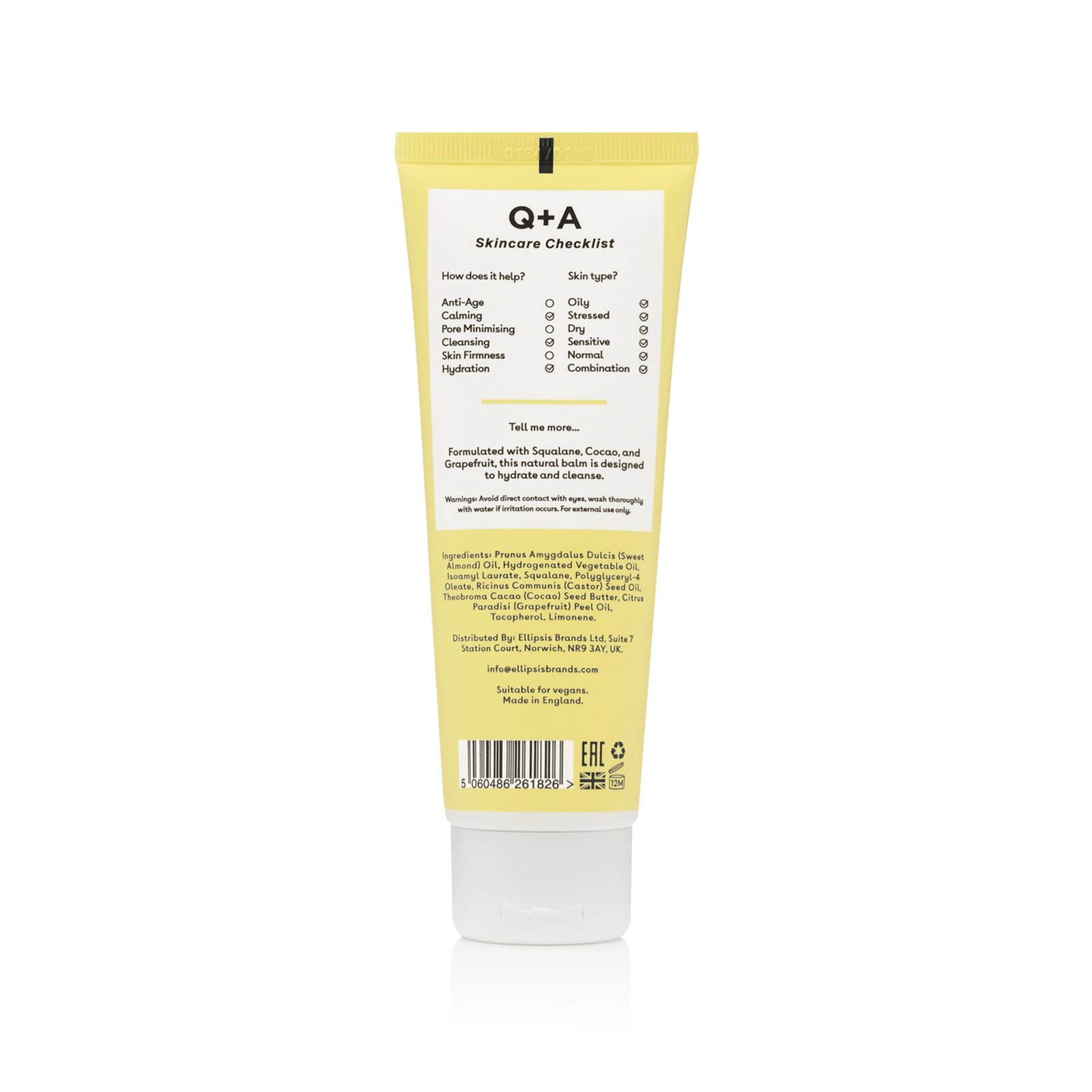 Q+A Grapefruit Cleansing Balm 125 ml
