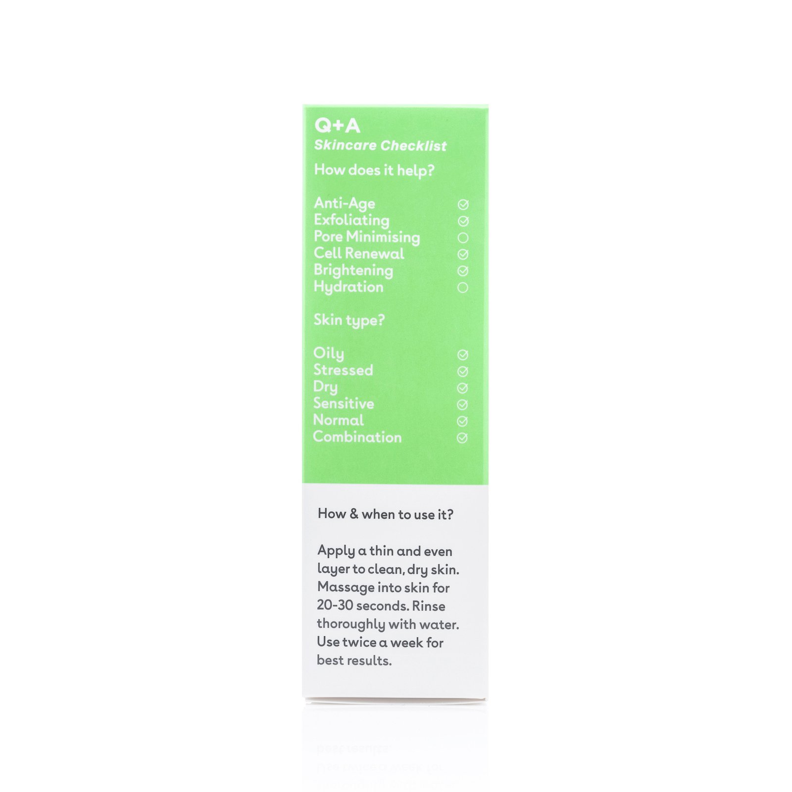 Q+A Apple AHA Exfoliating Gel 75 ml