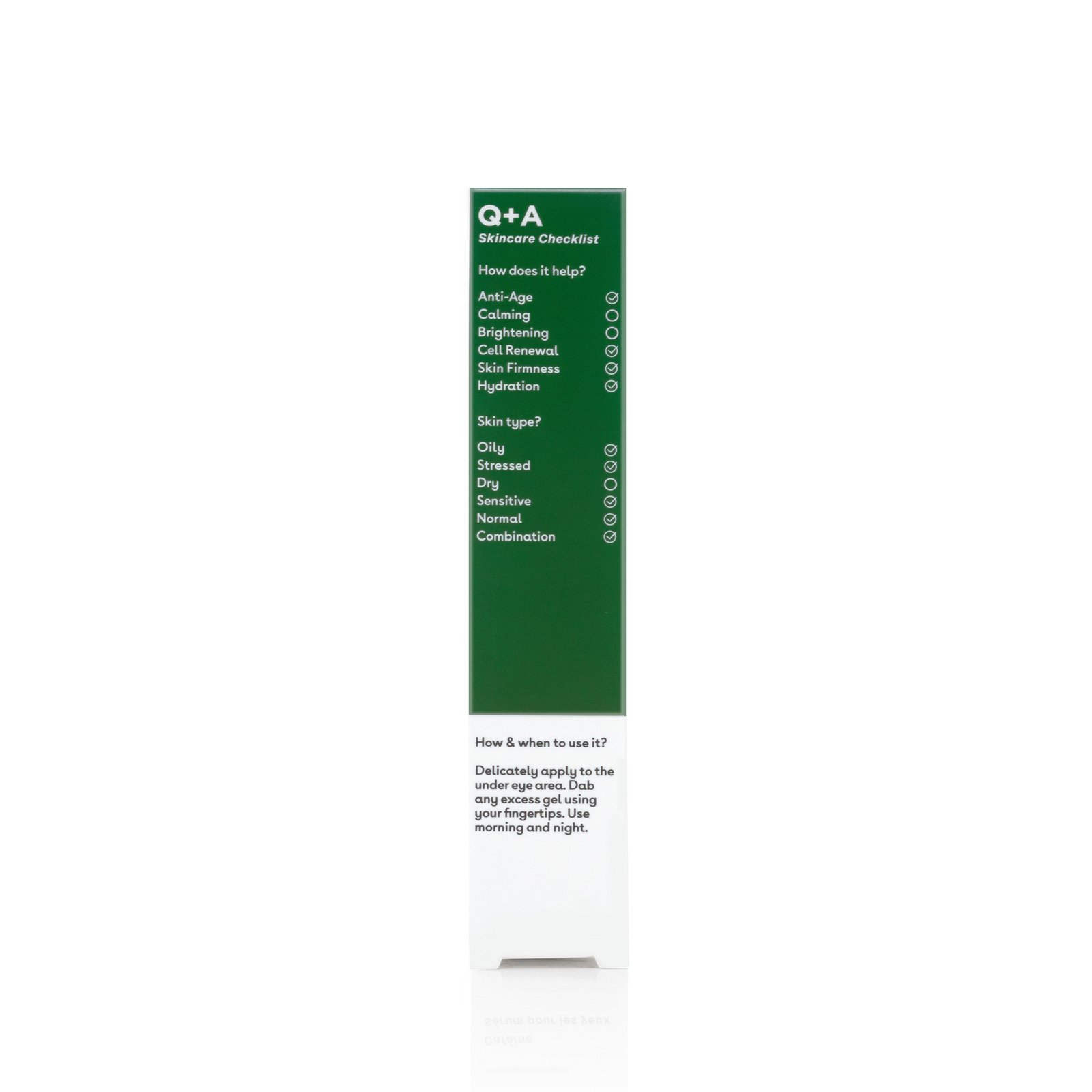 Q+A Seaweed Peptide Eye Gel 15 ml
