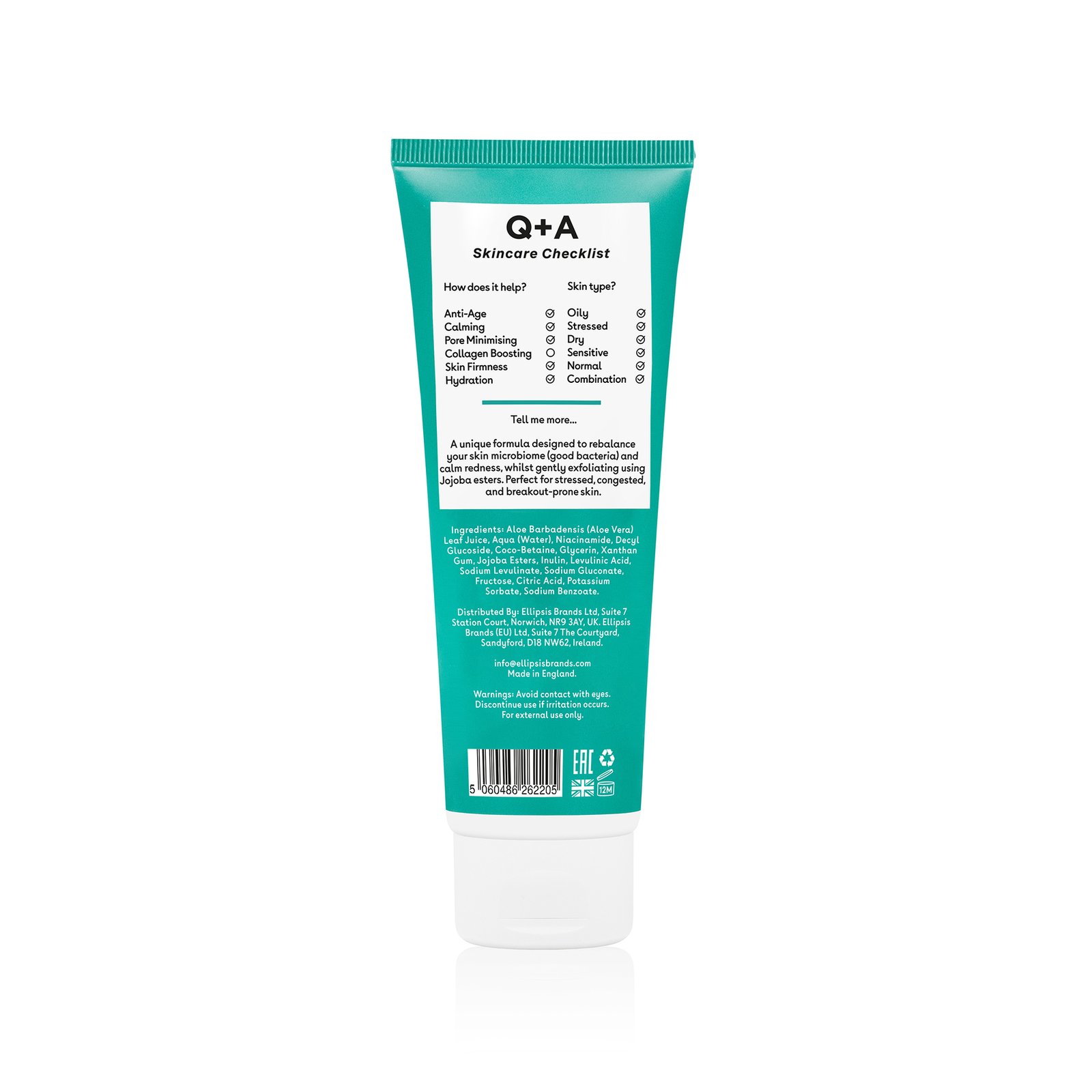 Q+A Niacinamide Gel Cleanser 125ml