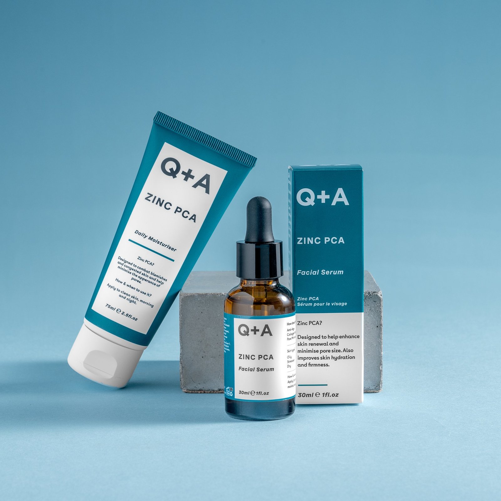 Q+A Zinc PCA Daily Moisturiser 75 ml