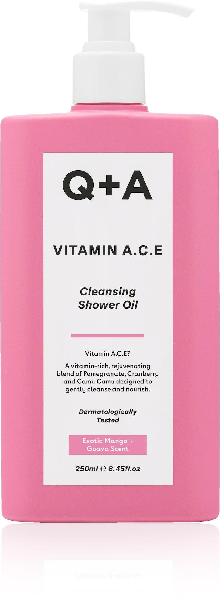 Q+A Vitamin A.C.E Shower Oil 250ml