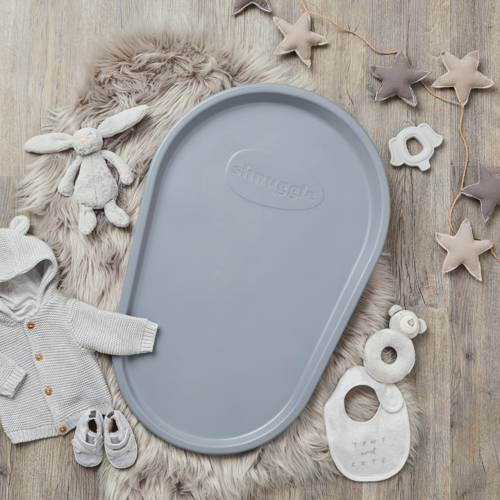 shnuggle Changing Mat Squishy Grey 1 st