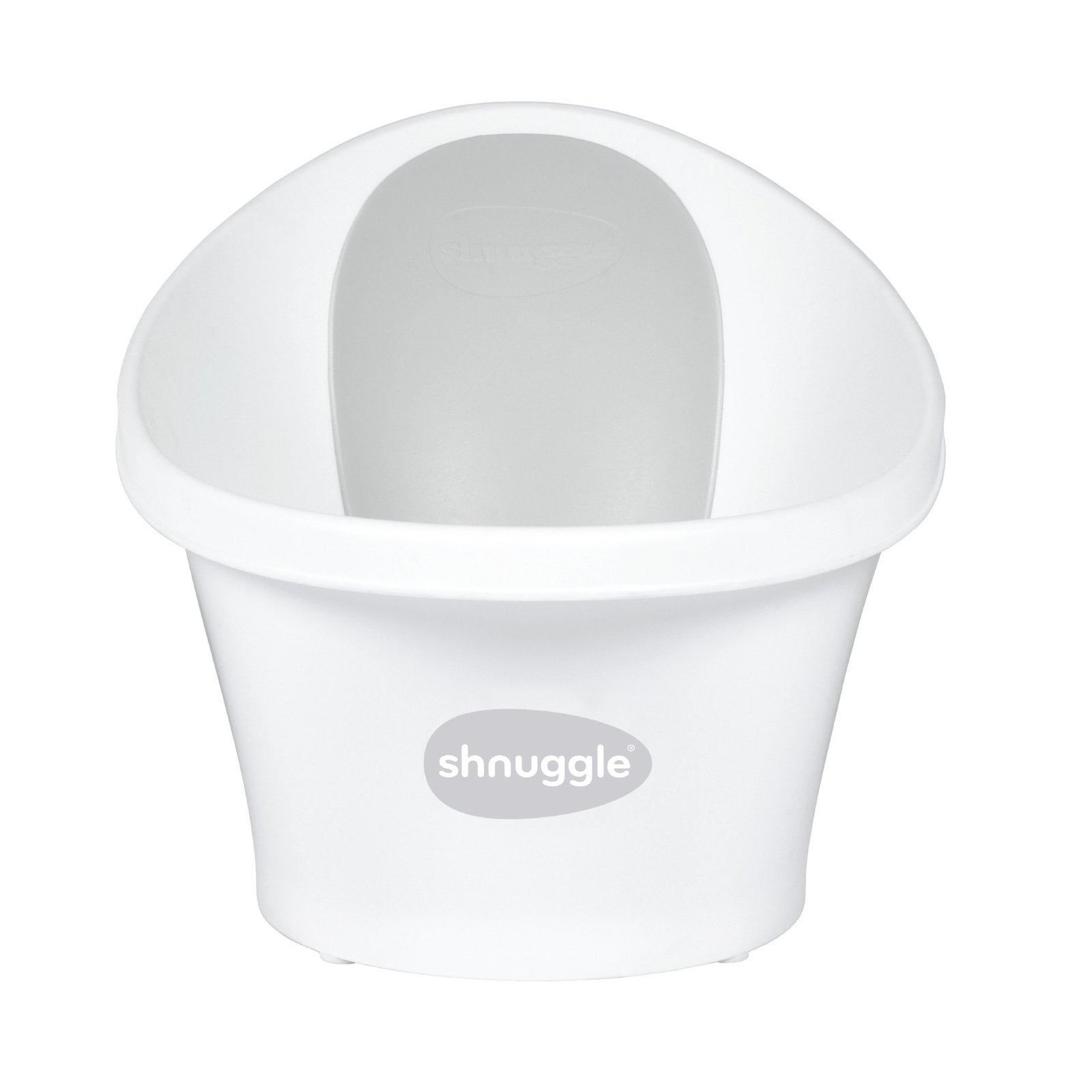 SHNUGGLE Baby Bath White Grey Plug