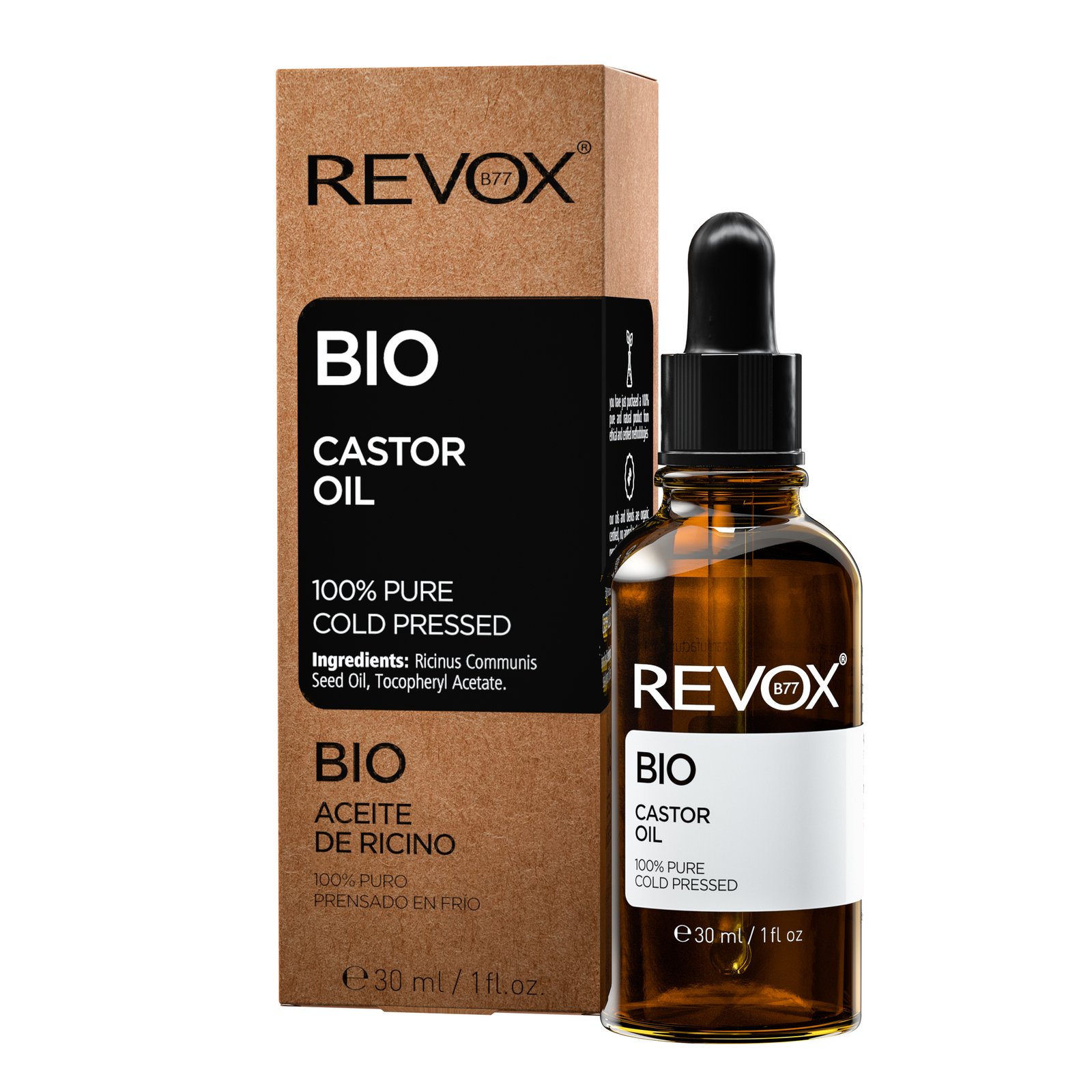 Revox B77 BIO Castor Oil 100% Pure 30 ml