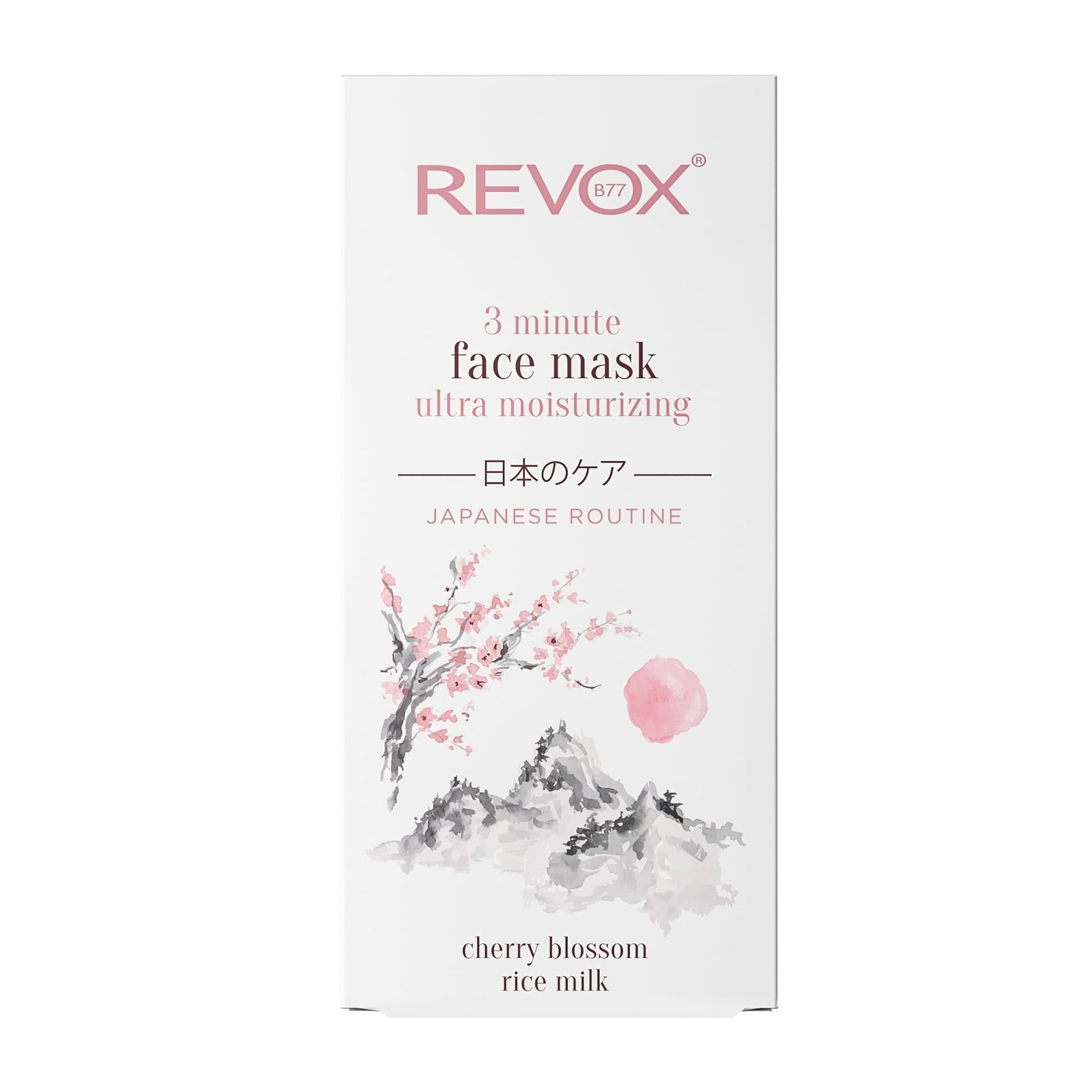 Revox B77 Japanese Ritual 3 Minute Ultra Moisturizing Face Mask 30 ml