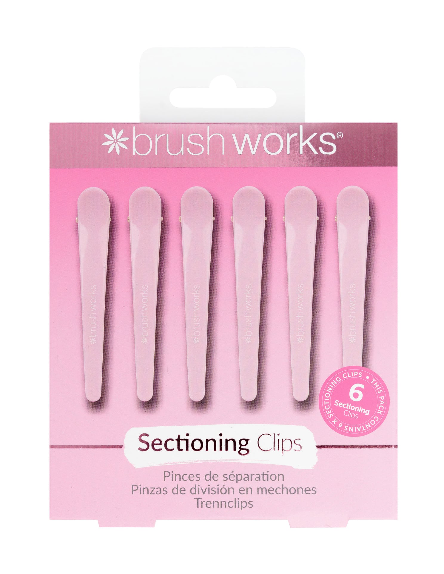 Brushworks Sectioning Clips 6 st