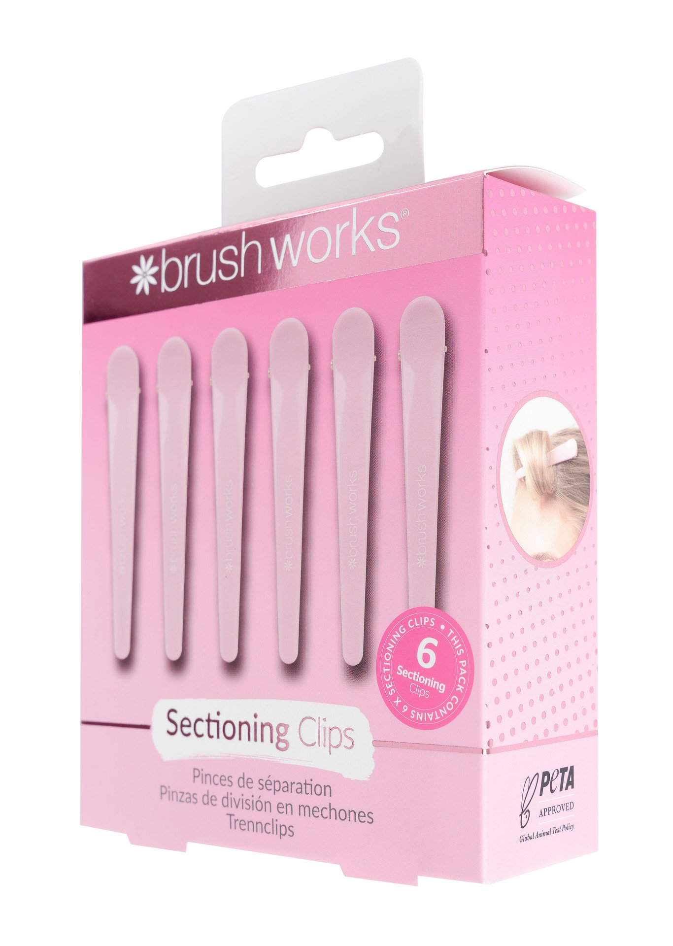 Brushworks Sectioning Clips 6 st