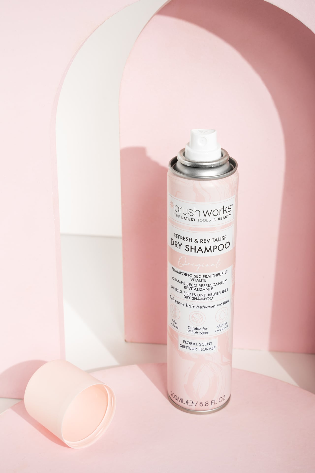 Brushworks Refresh & Revitalise Floral Dry Shampoo 200 ml