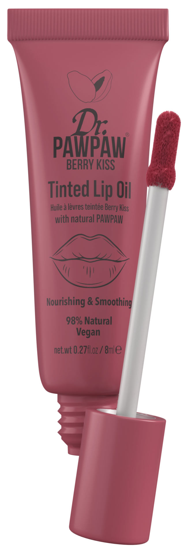 Dr. PAWPAW Tinted Lip Oil Berry Kiss 8 ml