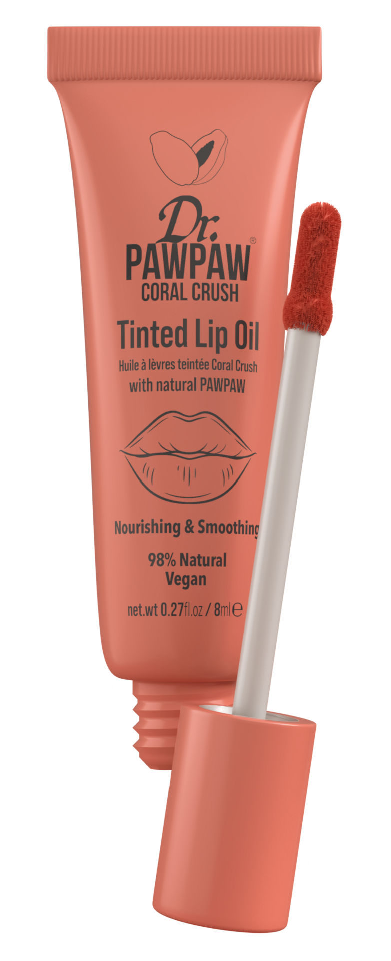 Dr. PAWPAW Tinted Lip Oil Coral Crush 8 ml