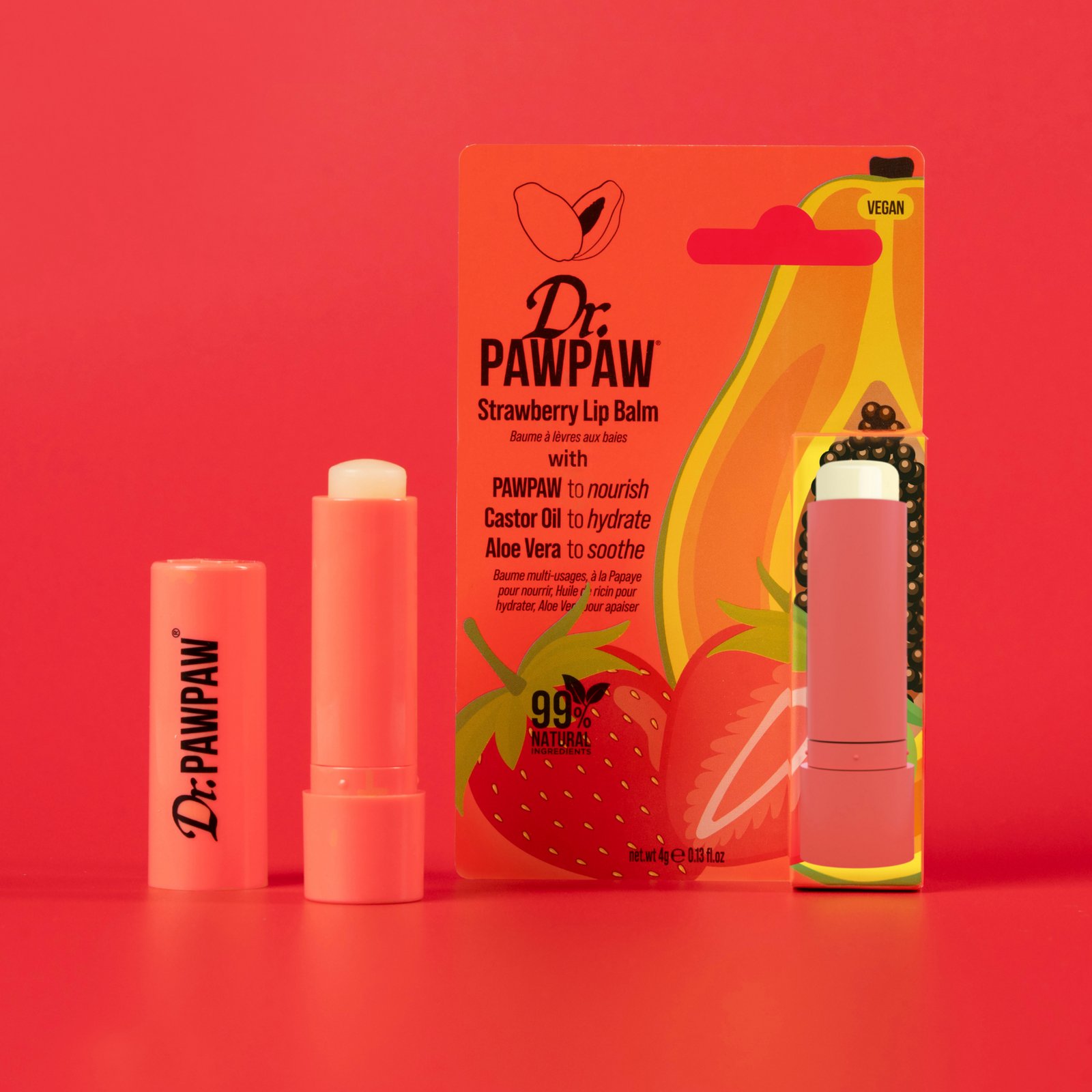 Dr. PAWPAW Strawberry Stick 4 g