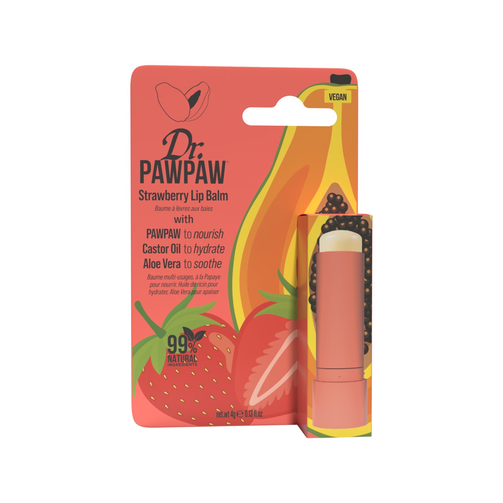 Dr. PAWPAW Strawberry Stick 4 g