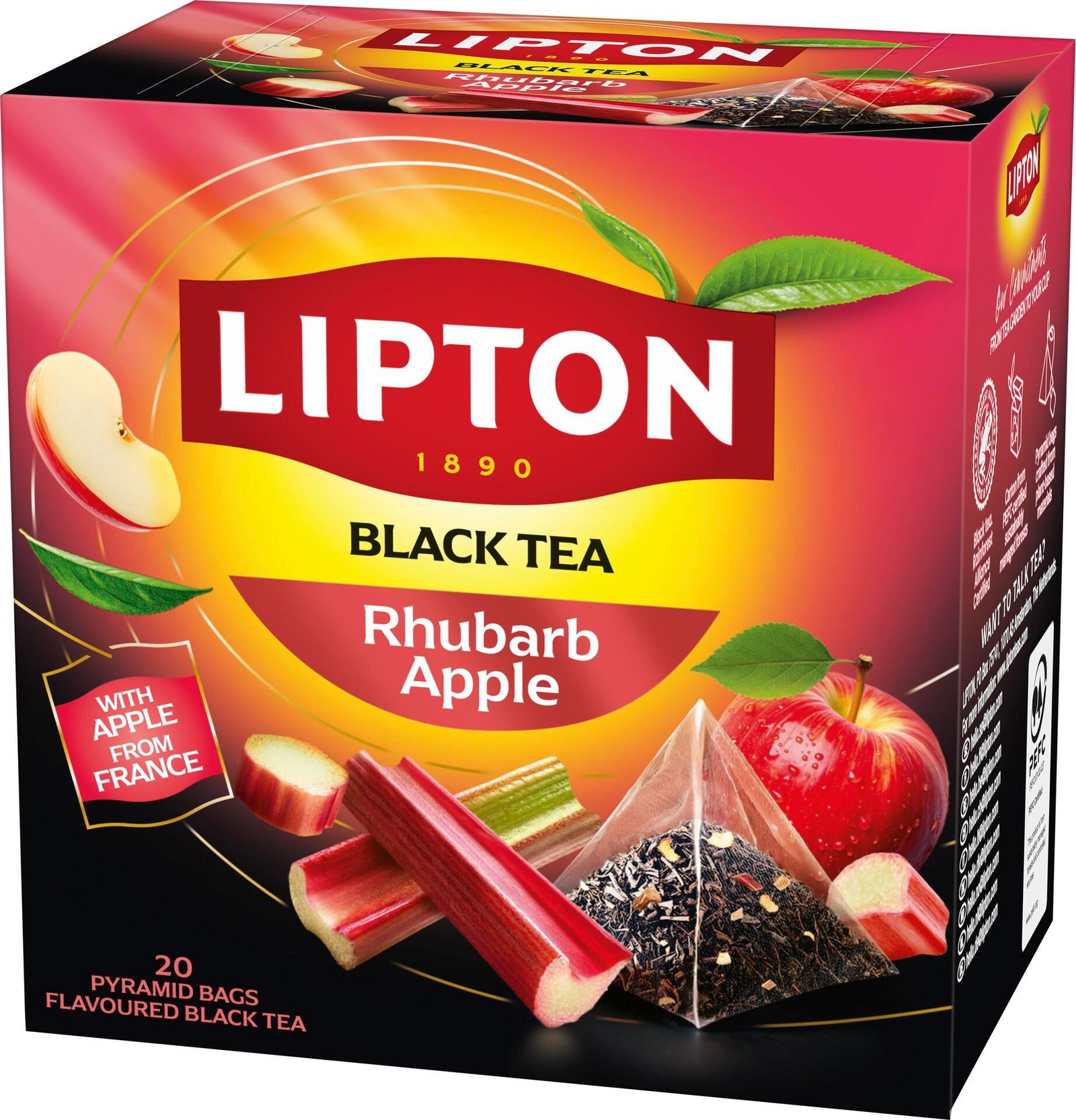 Lipton Rhubarb Apple Svart Te