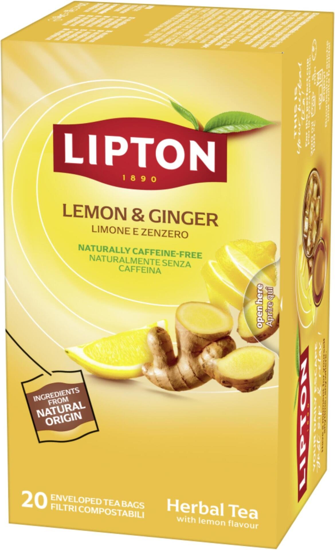 Lipton Lemon Ginger Örtte