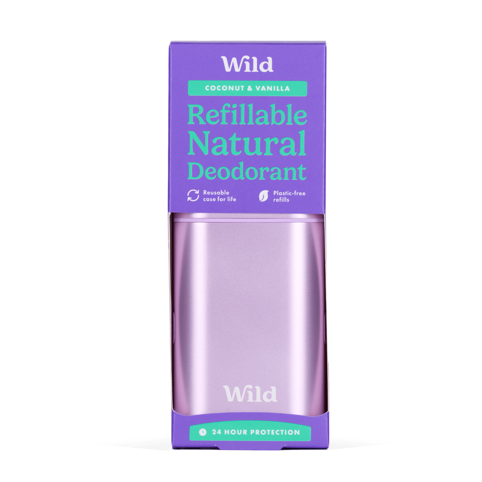 Wild Purple Case Coconut & Vanilla Deo Starter Pack 40g