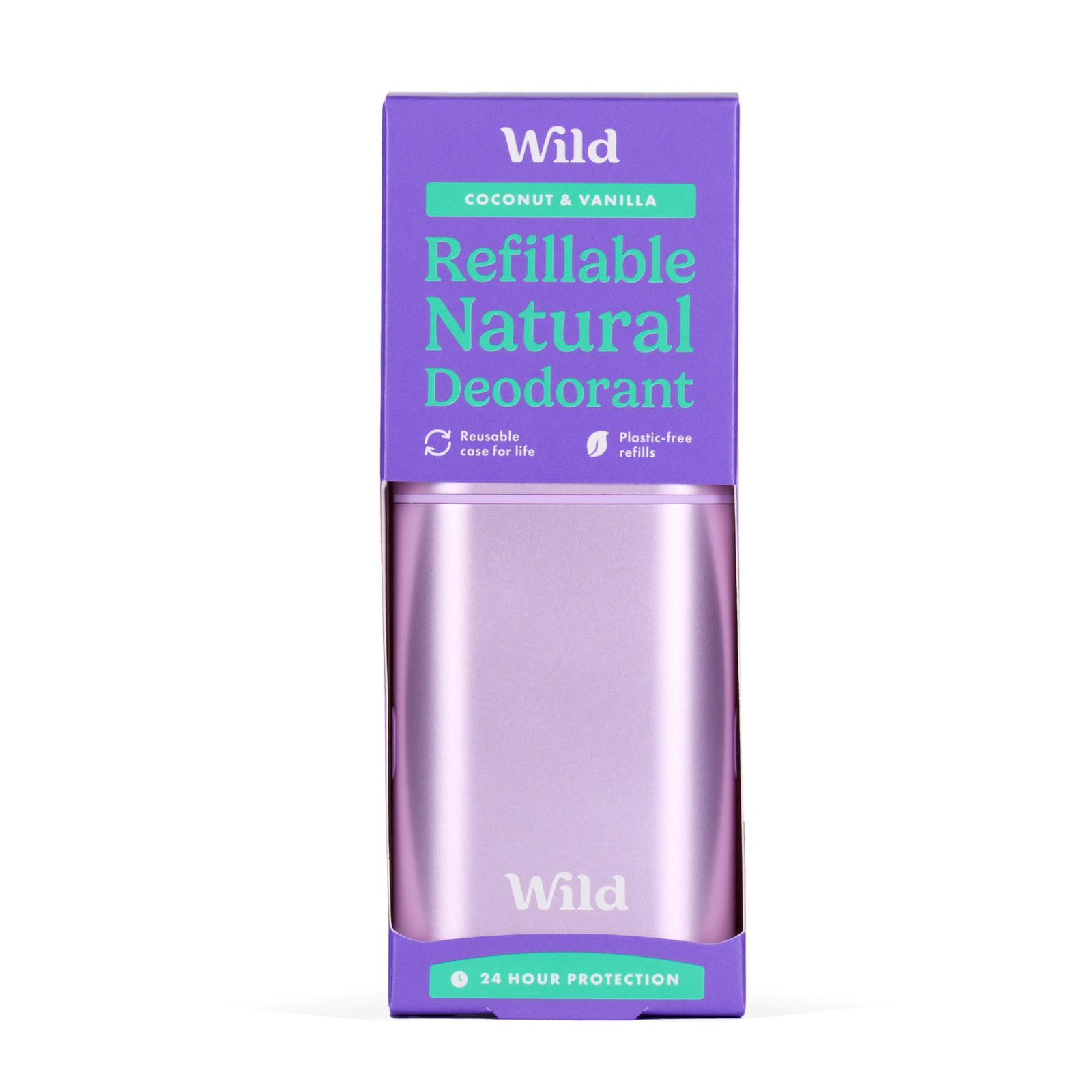 Wild Purple Case Coconut & Vanilla Deo Starter Pack 40g
