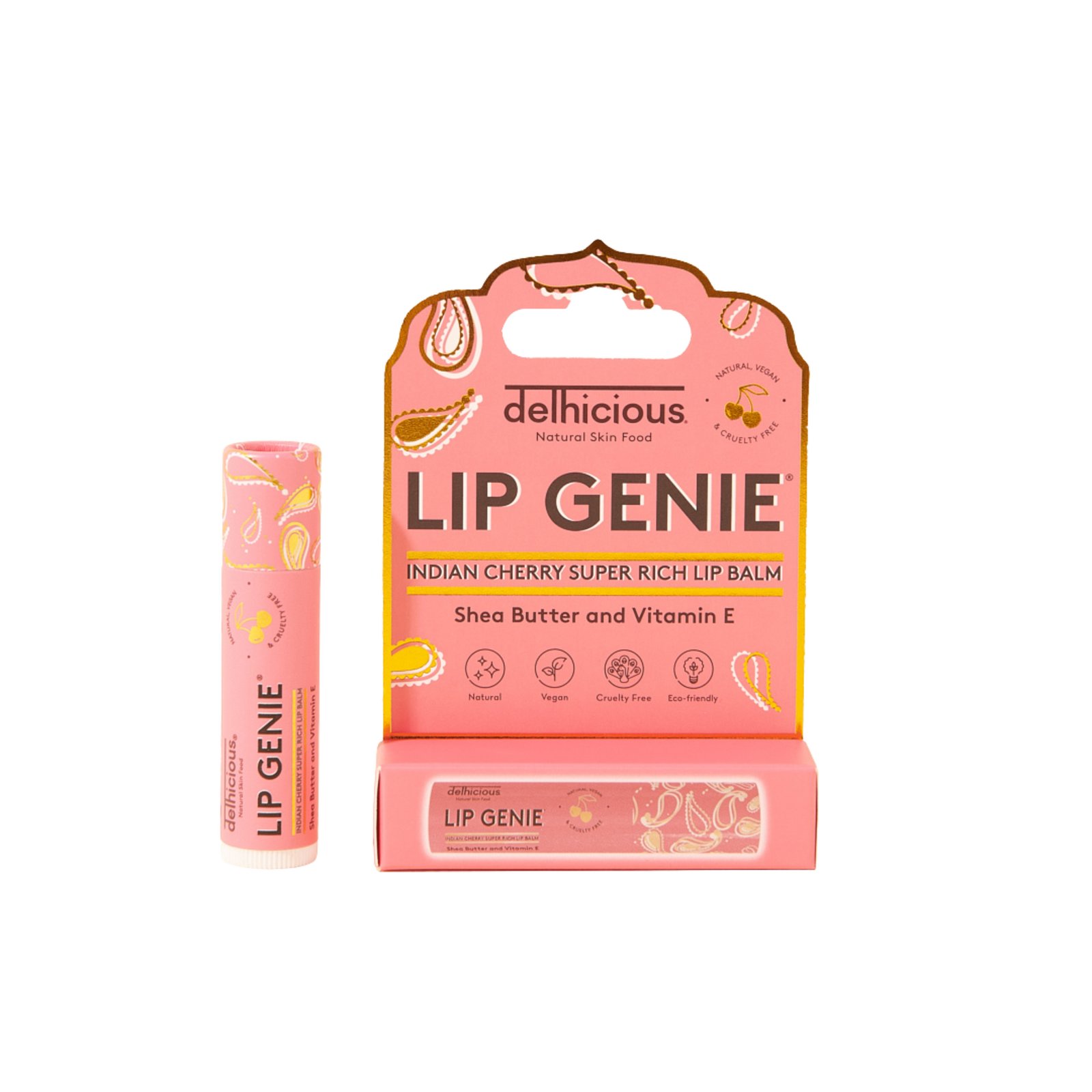 Delhicious Lip Genie Indian Cherry Super Rich Lip Balm 4.25g