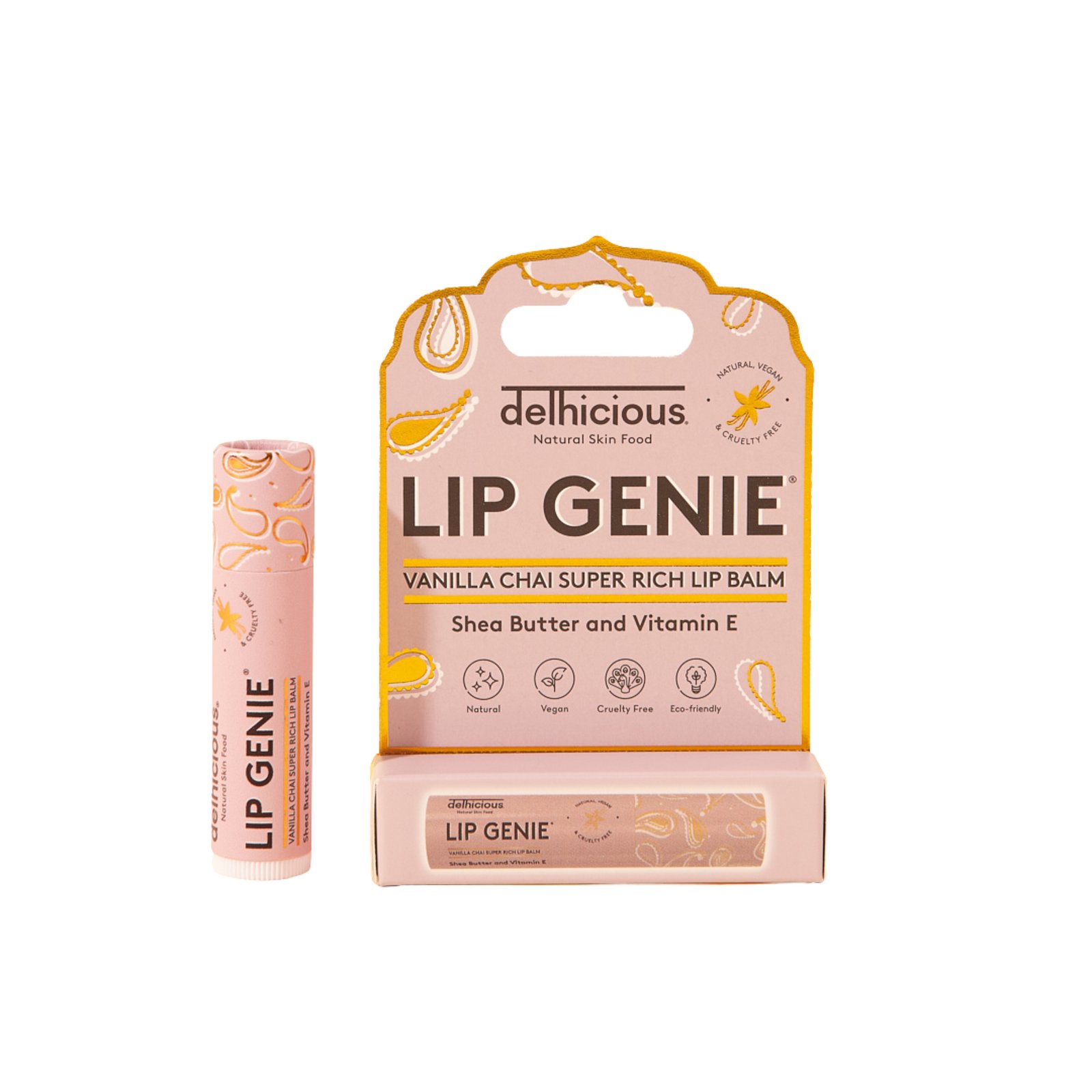 Delhicious Lip Genie Vanilla Chai Super Rich Lip Balm 4.25g