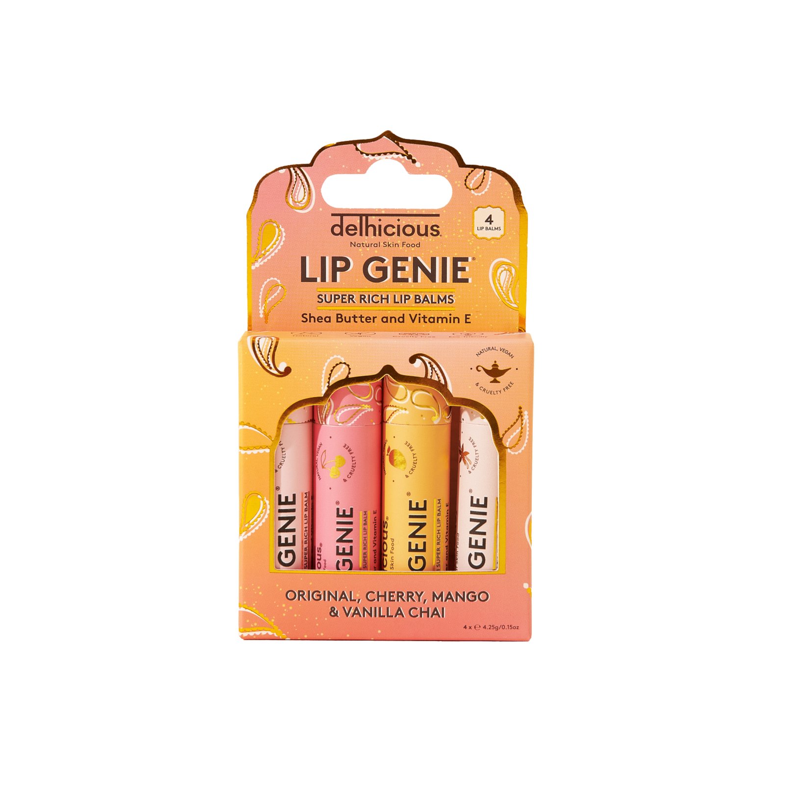 Delhicious Lip Genie 4 pack