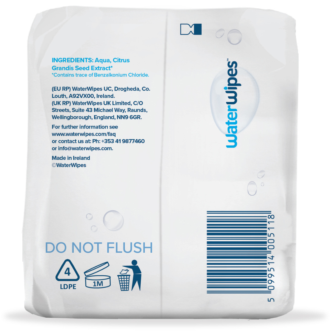 WaterWipes Baby Wipes 3x48 st