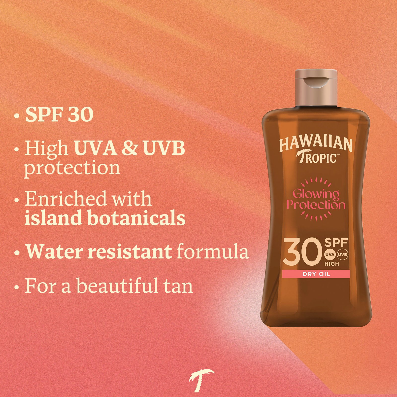 Hawaiian Tropic Glowing Protection Dry Oil SPF30 75 ml