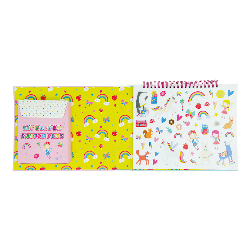 Floss & Rock Magisk Målarbok Rainbow Fairy