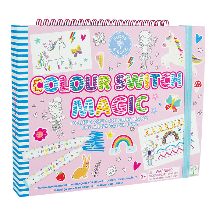 Floss & Rock Magisk Målarbok Rainbow Fairy