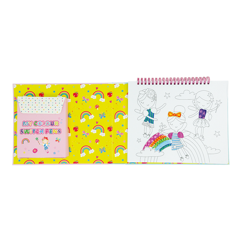 Floss & Rock Magisk Målarbok Rainbow Fairy