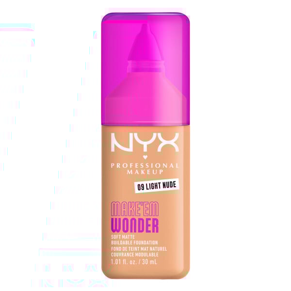 NYX Professional Makeup Make Em Wonder Foundation 09 Light Nude 30 ml