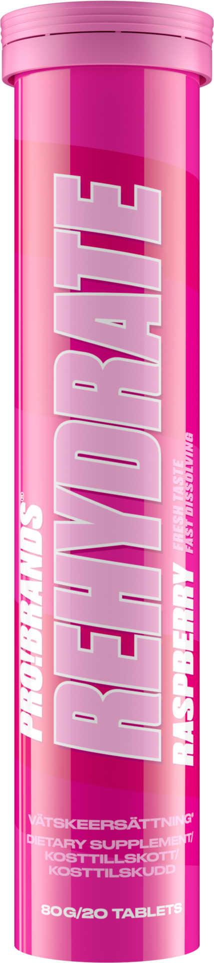 ProBrands Rehydrate Pills Rasberry 20 brustabletter