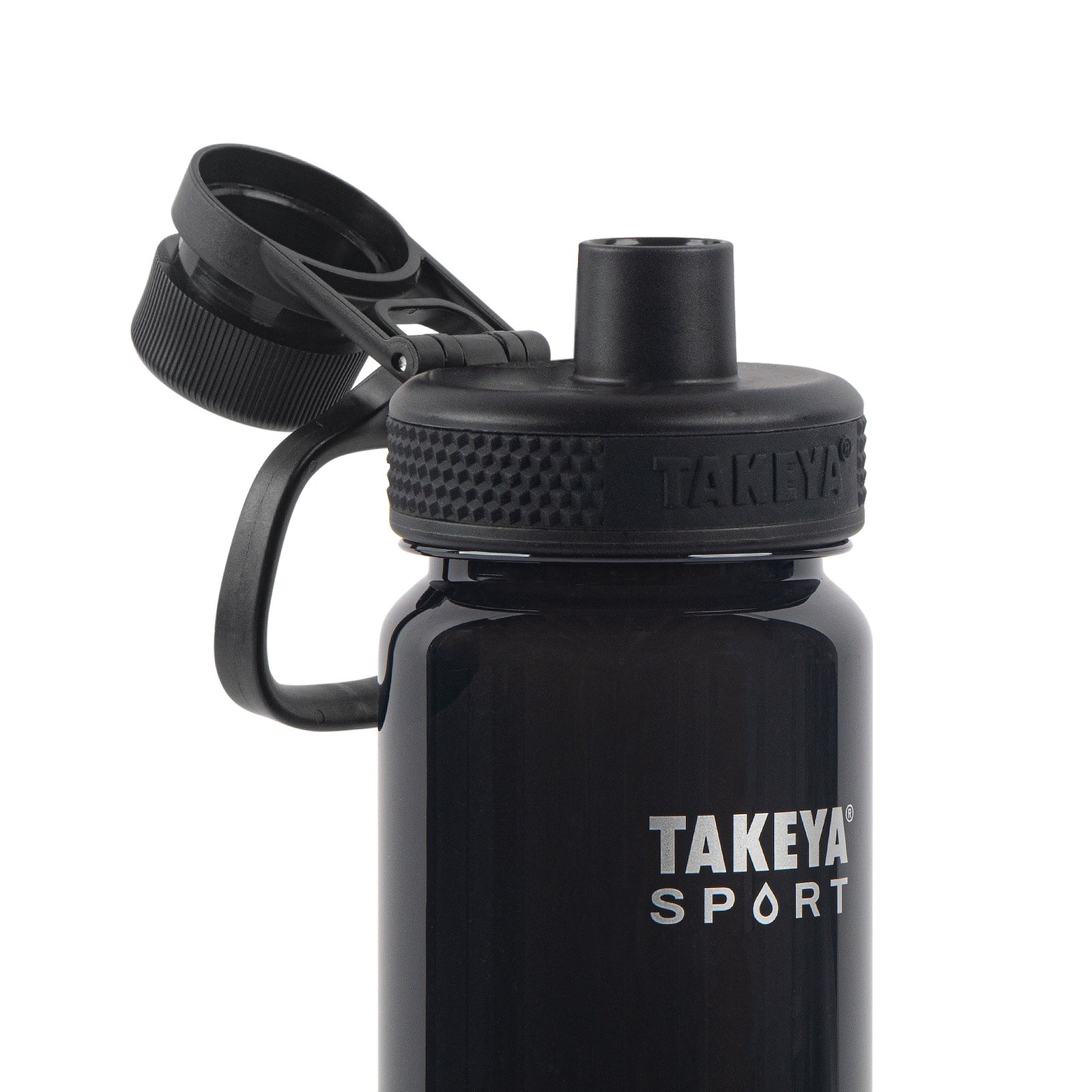 TAKEYA Sport Tritan Spout Bottle Grand Slam Black 700 ml