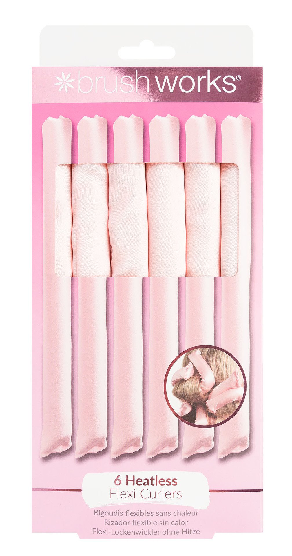 Brushworks Heatless Flexi Curlers 6 st