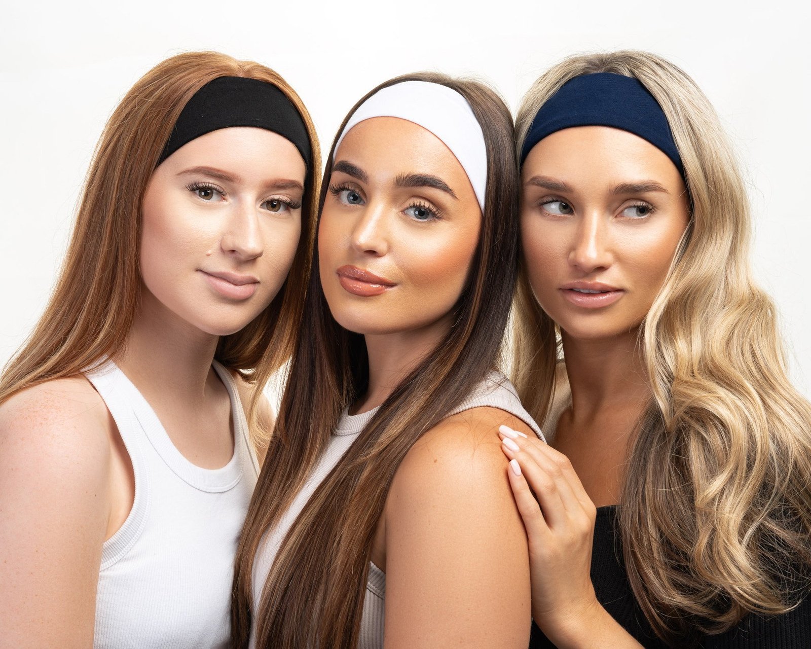 Brushworks Jersey Headbands 3 st