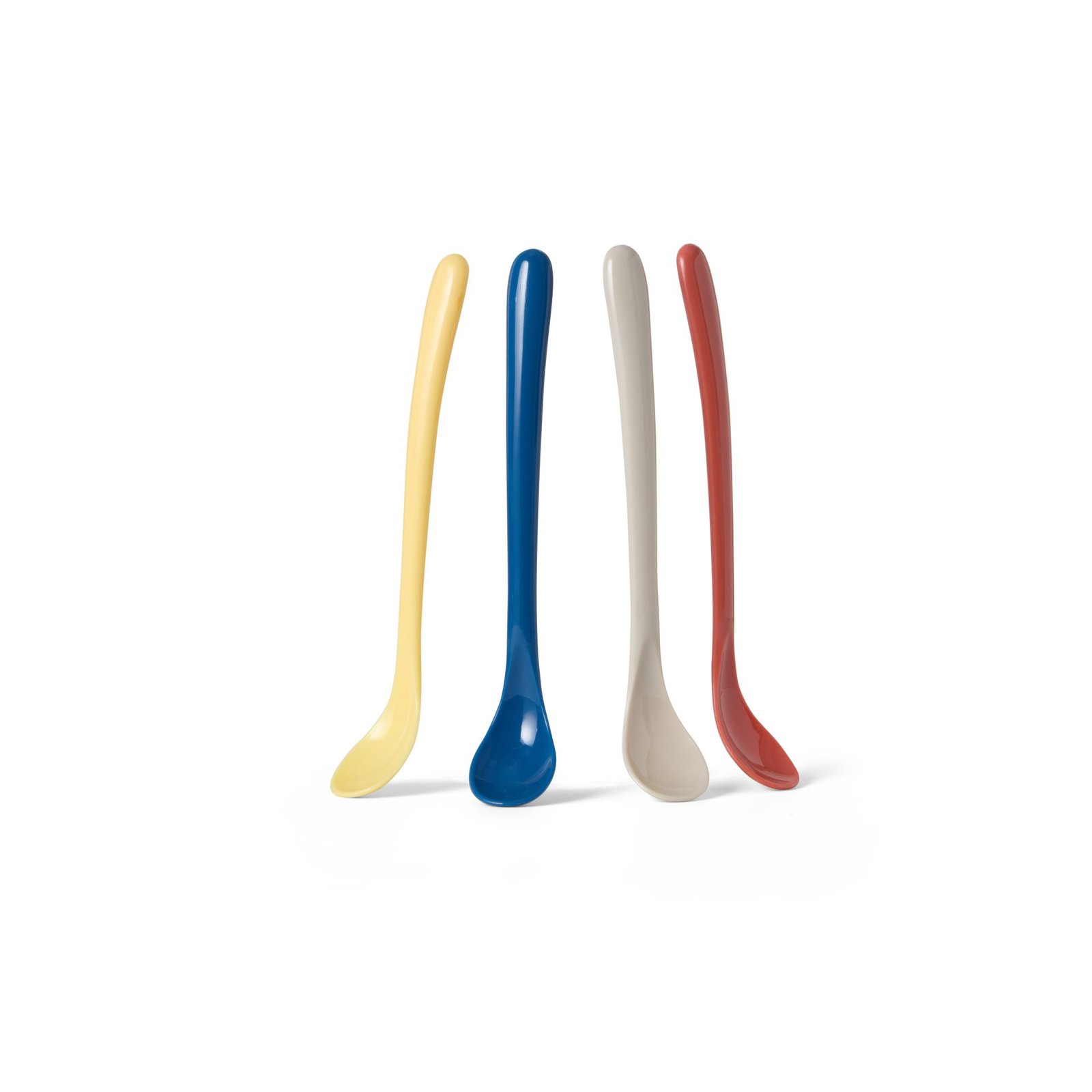 Bambino Extra långa skedar 4 st - Blandade färger