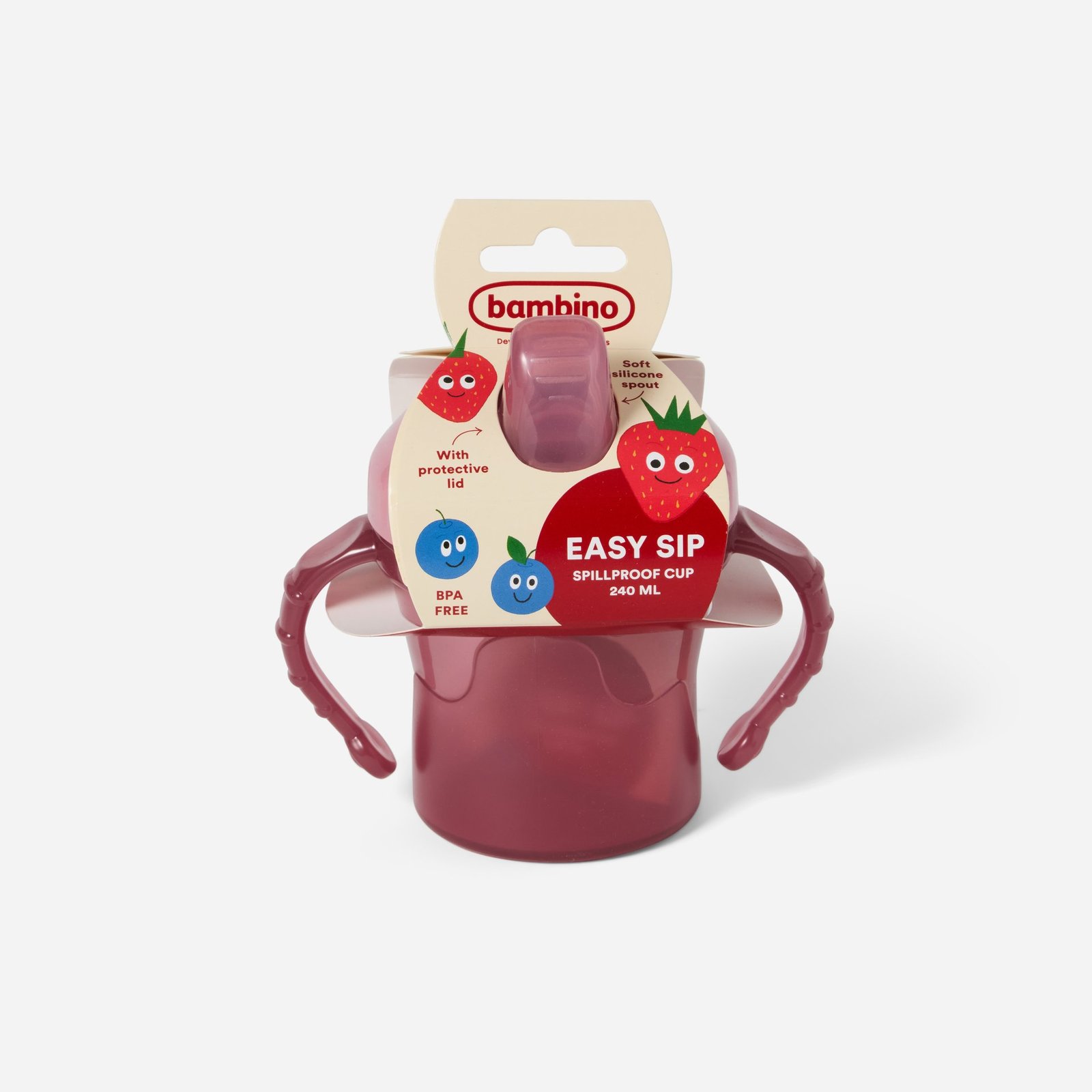 Bambino Easy sip! Mugg Cerise