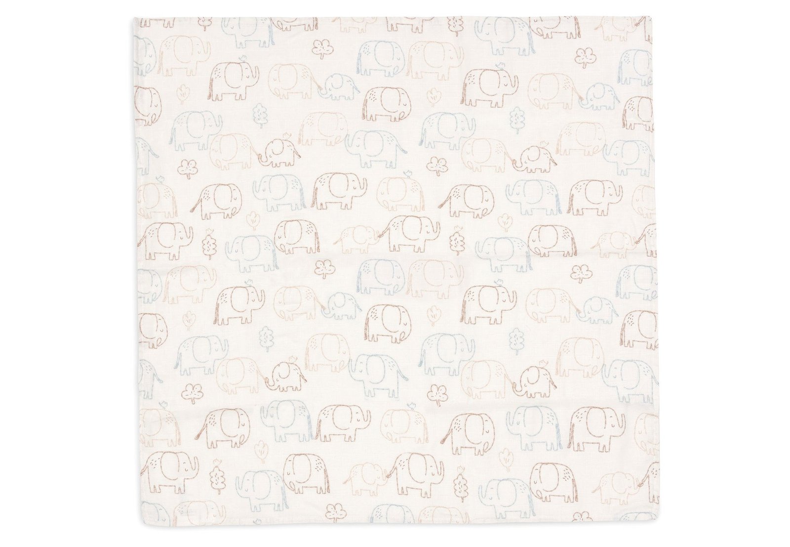 Jollein Muslinfilt 70x70 cm Elephant Tales 3 st