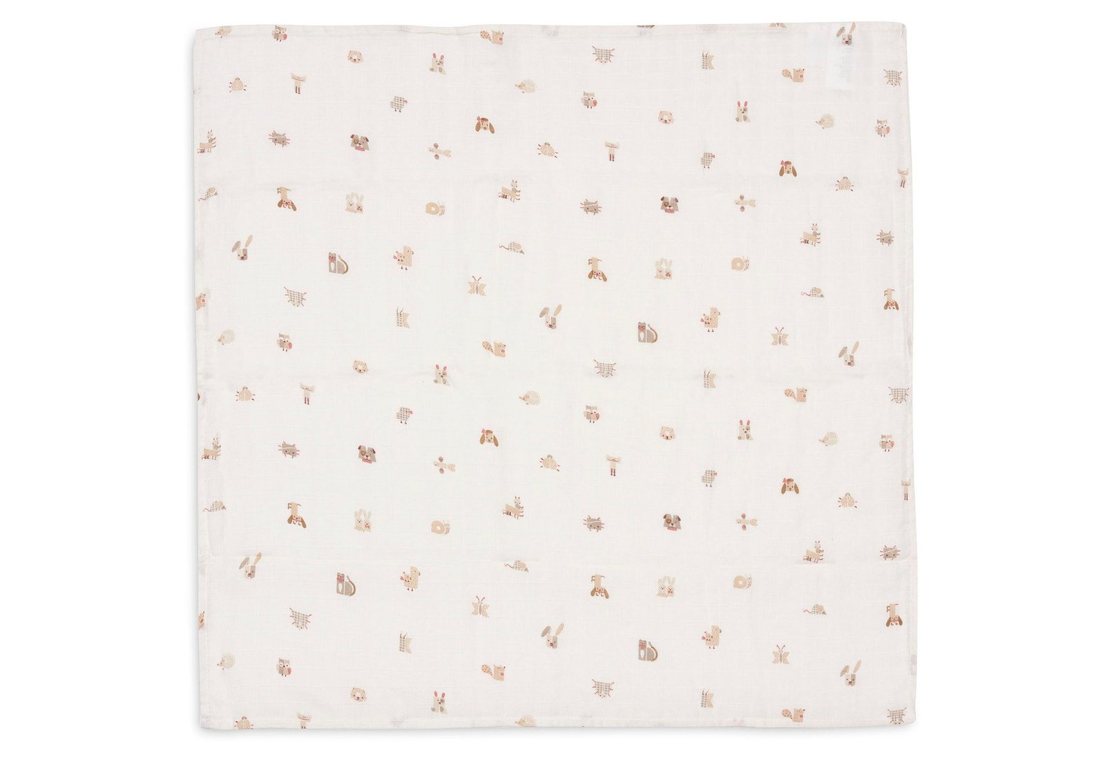 Jollein Muslinfilt 70x70 cm Animal Friends 3 st