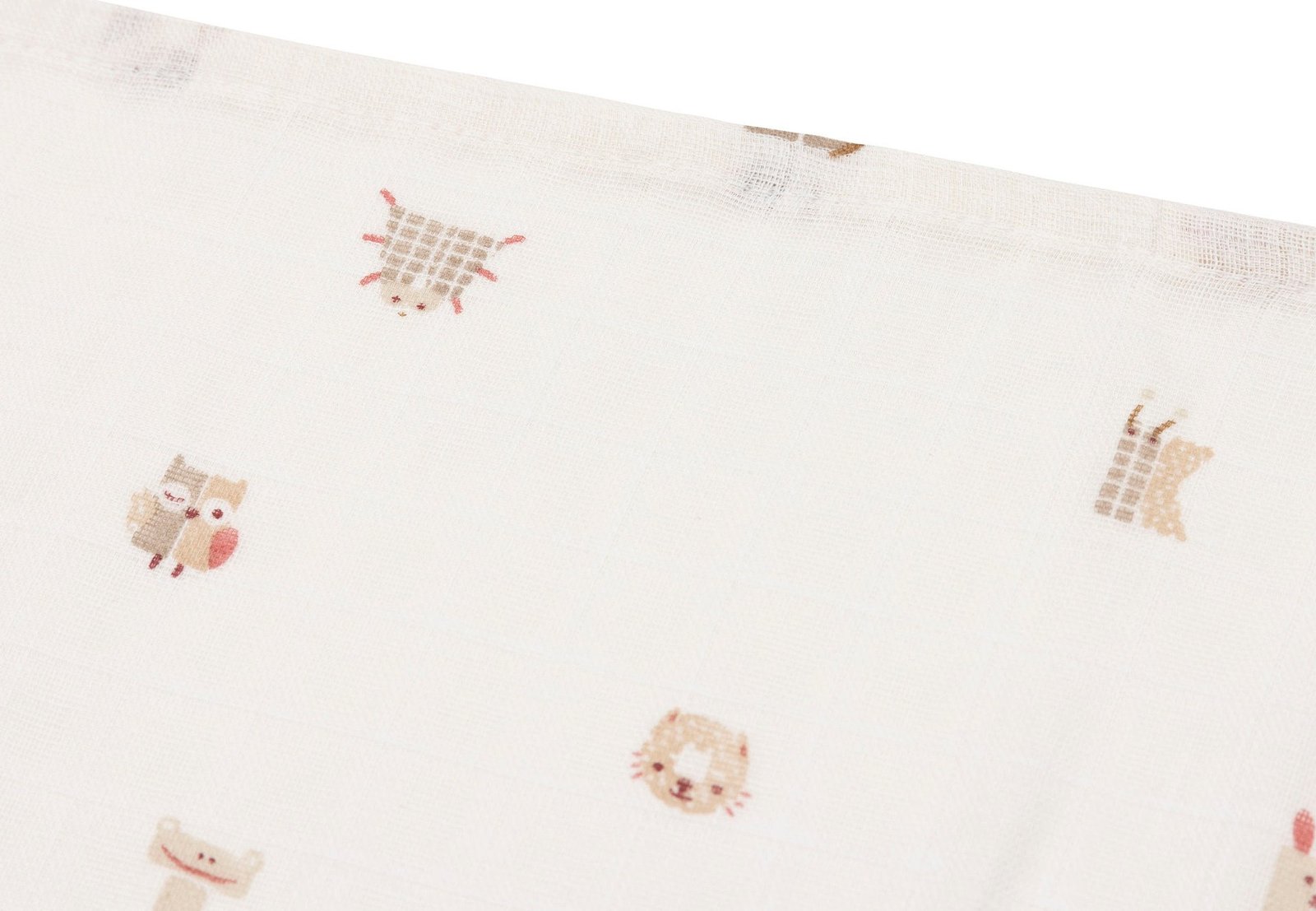 Jollein Muslinfilt 70x70 cm Animal Friends 3 st